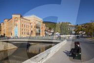 Bosnia and Herzegovina, Sarajevo, Bascarsija - The Old Quarter, Town Hall