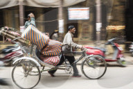 Street scene in Varanasi, Uttar Pradesh, India