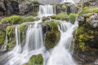 Dynjandi, Fjallfoss, is a series of waterfalls located in the Westfjords, VestfirÃ°ir, Iceland.