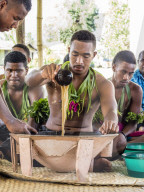 A kava ceremony from the people of Sabeto Village, Viti Levu, Republic of Fiji.