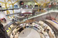 Las Arenas shopping center (Plaza de toros de las Arenas), Placa d'Espanya (Placa de Espana), Barcelona, Catalonia, Spain