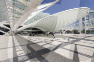Oriente railway station, Santiago Calatrava architect, Lisbon, Portugal