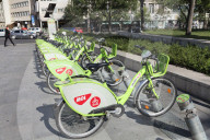 Hire Bikes, Old Town of Pest, Budapest, Hungary