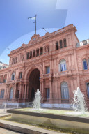 Casa Rosada, Pink House, Presidential Palace, iconic monument, Eva Peron connections, Plaza de Mayo, Buenos Aires, Argentina