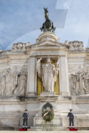 Guards outside the Altare della Patria in the Piazza Venezia, Central Rome