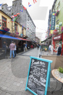 People in the old town, Galway, Ireland