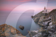 Sunset on Baily Lighthouse, Howth, County Dublin, Ireland