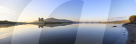 Panoramic of Ballycarbery Castle, Cahersiveen, County Kerry, Ireland