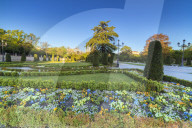 Flowers and gardens, Parque del Buen Retiro, Madrid, Spain