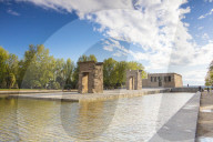Egyptian Temple of Debod, (Templo de Debod), Parque del Oeste, Madrid, Spain