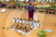 Street market, Malanje province, Angola