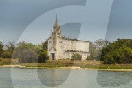 Church on Mussulo island, Luanda, Angola