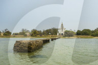 Church on Mussulo island, Luanda, Angola