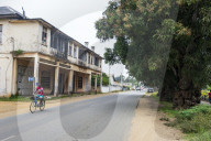 Old colonial house in the Unesco world heritage sight, Grand Bassam, Ivory coast
