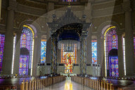 Interior of the Basilica of Our Lady of Peace, Yamassoukrou, Ivory coast