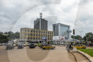 Canter square in the downtown, Yaounde, Cameroon