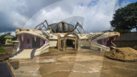 Modern museum of Foumban, Cameroon