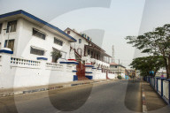 KumbaÂ´s place colonial building, Monrovia, Liberia