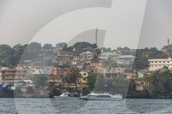 Skyline of Freetown, Sierra Leone