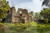 Old ruins on the former sklave colony Bunce island, Sierra Leone