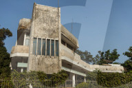 Communist building in Bissau, Guinea Bissau