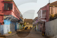 Old decaying Portuguese architecture, Bissau, Guinea Bissau
