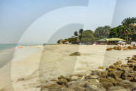 Beautiful remote beach on Los islands, Republic of Guinea, Guinea Conakry
