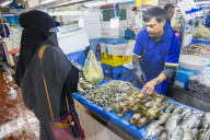 The fish market of Jeddah, Saudi Arabia