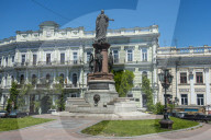 Monument to Catherine II, Odessa, Black sea, Ukraine