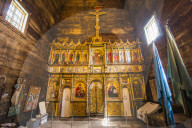 Interior of the Unesco sight Church of the Holy Spirit, Rohatyn, Ukraine