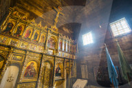Interior of the Unesco sight Church of the Holy Spirit, Rohatyn, Ukraine