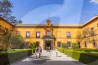 Real Alcazar, UNESCO World Heritage Site, Santa Cruz district, Seville, Andalusia (Andalucia), Spain, Europe
