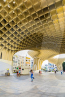 Metropol Parasol designed by the German architect JÃ¼rgen Mayer, Seville, Andalucia, Spain, Europe