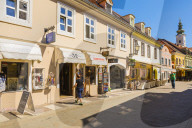 TkalÄiÄ?eva Street, Zagreb, Croatia, Europe