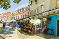 TkalÄiÄ?eva Street, Zagreb, Croatia, Europe