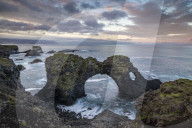 Arnarstapi, Snaefellsnes Peninuslar, Iceland, Rock formations