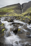 Waterfall en route to Westfjords, north west Iceland