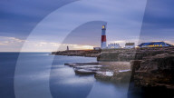 Portland Bill Lighthouse at sunset, Portland Jurassic Coast UNESCO World Heritage Site, Dorset, England, United Kingdom, Europe