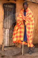 Masai Warrior, Masai Mara, Kenya, Africa