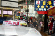 Taxi cab, Causeway Bay, Hong Kong Island, Hong Kong