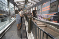 The Mid-Levels Escalator, Central, Hong Kong Island, Hong Kong