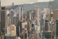 A jumble of skyscrapers in Causeway Bay, Hong Kong Island, Hong Kong