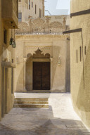 Restored traditional houses in Al Fahidi Historic Neighbourhood, Bur Dubai, Dubai, United Arab Emirates
