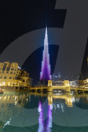 Burj Khalifa Light Show, Dubai Mall and Burj Khalifa Lake, Dubai, United Arab Emirates