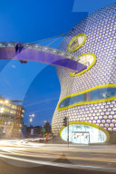 Selfridges Building at dusk, Birmingham, England, United Kingdom, Europe