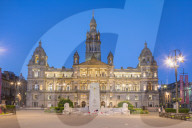 Glasgow City Chambers, George Square, Glasgow, Scotland, United Kingdom, Europe
