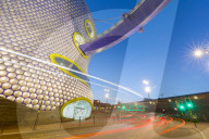 Selfridges Building at dusk, Birmingham, England, United Kingdom, Europe