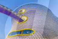 Selfridges Building at dusk, Birmingham, England, United Kingdom, Europe
