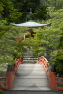 The Bentendo hall of Daigo-ji temple, one of the UNESCO world heritages of Kyoto.