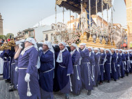 Antequera is known for traditional Semana Santa, or Holy Week, processions leading up to Easter. Antequera, Andalucia, Europe.
